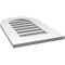 Ekena Millwork Round Top Surface Mount PVC Gable Vent: Functional, w/ 3-1/2"W x 1"P Standard Frame, 16"W x 26"H GVPRT16X2601SF - alternate 4
